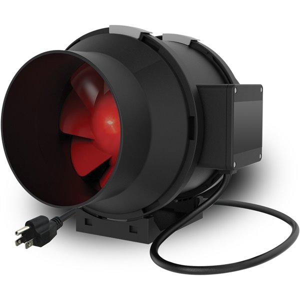Ventilateur centrifuge de 359 pcm et 1/8 hp avec capacité de connexion en guirlande, par Vortex Powerfan