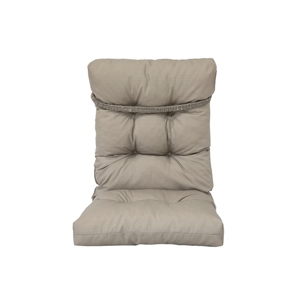 Bozanto High Back Grey Patio Chair Cushion 08 459 165 R no D p t