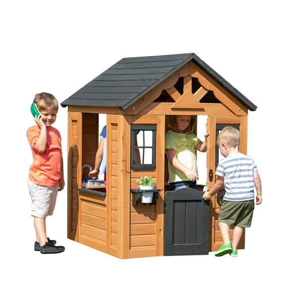 Cabane en bois, maisonnette pour enfants • LOOVE