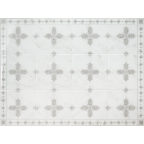 Smart Tiles Kit-Kitchen Vittoria 22.56in x 7.57in 4PK Peel and Stick Backsplash