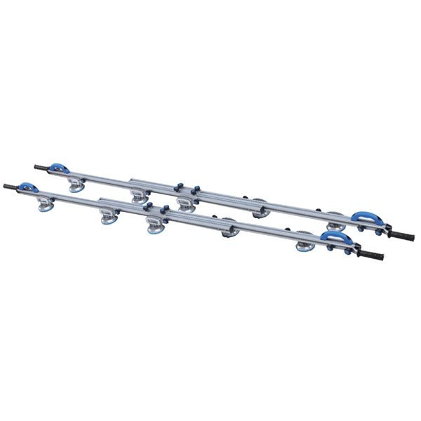 Système de transport de tuiles Xpert par Tooltech en plastique bleu et gris de 176-lb