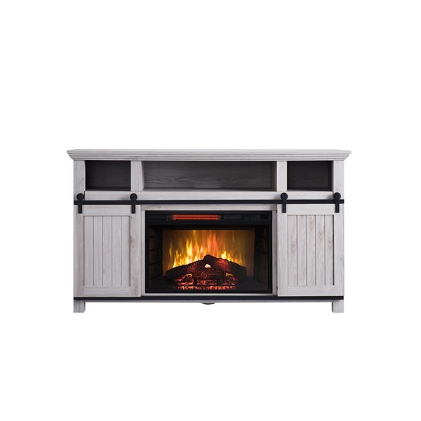 Komodo 58in Grey FanForced Electric Fireplace SP5768 RénoDépôt