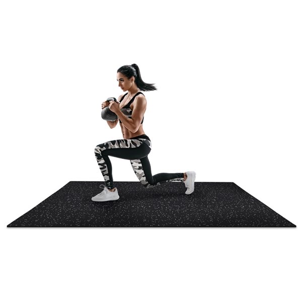 Rouleau de caoutchouc pour plancher RubberBox Fitness, 48 po x 300