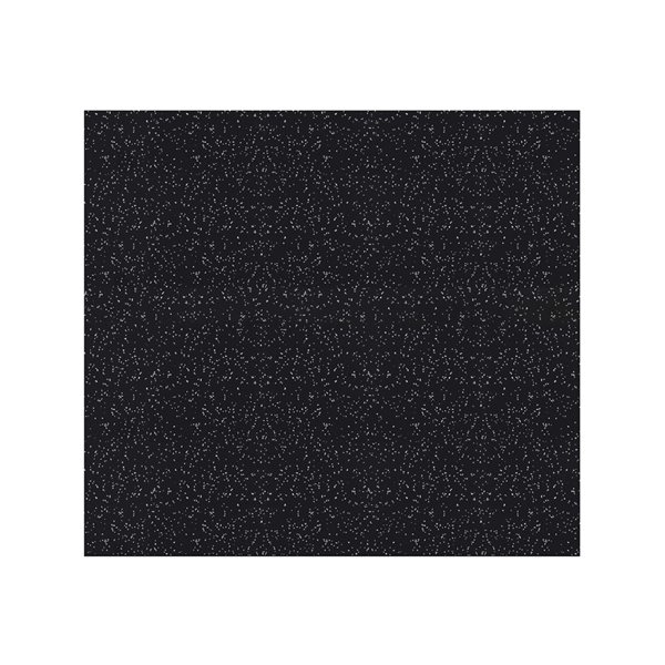 Tapis en caoutchouc FitFloor noir moucheté de gris multifonctionnel de 0,3 po x 72 po x 96 po, paquet de 2