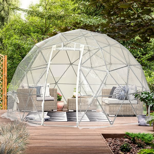 Outsunny 7.1-ft L x 12-ft W x 12-ft H Dome Greenhouse 84C-172 | Réno-Dépôt