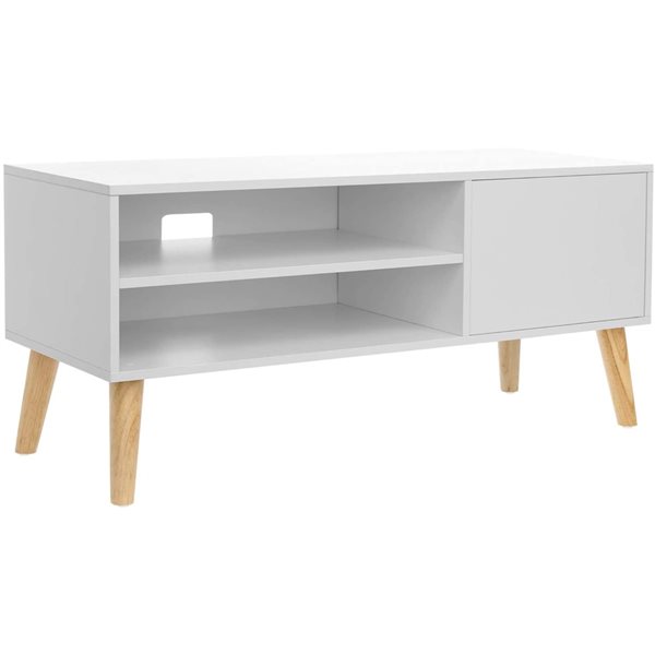 VASAGLE White TV Cabinet for TVs up 55-in