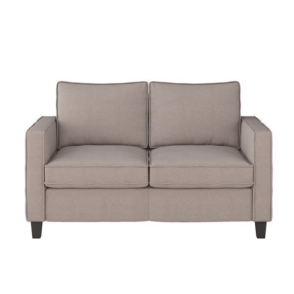 CorLiving Georgia Casual Taupe Polyester Loveseat