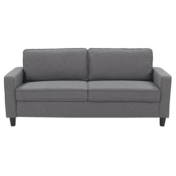 CorLiving Georgia Modern Grey Polyester Sofa