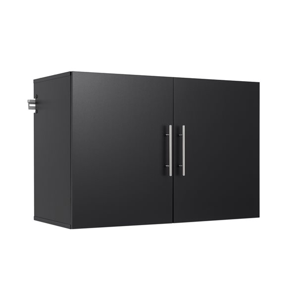 Prepac HangUps 36-in x 24-in Black Composite Wood Upper Storage Cabinet