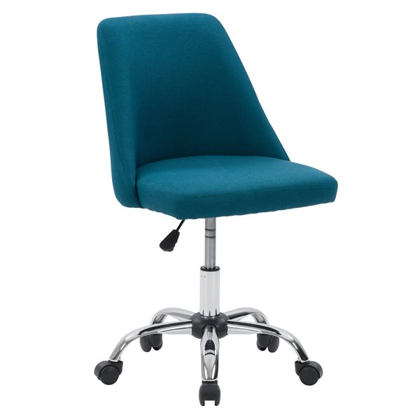 armless upholstered task chair