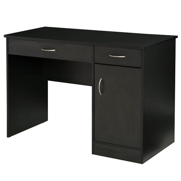 43.75in Black Modern/Contemporary Computer Desk 836267BK RénoDépôt
