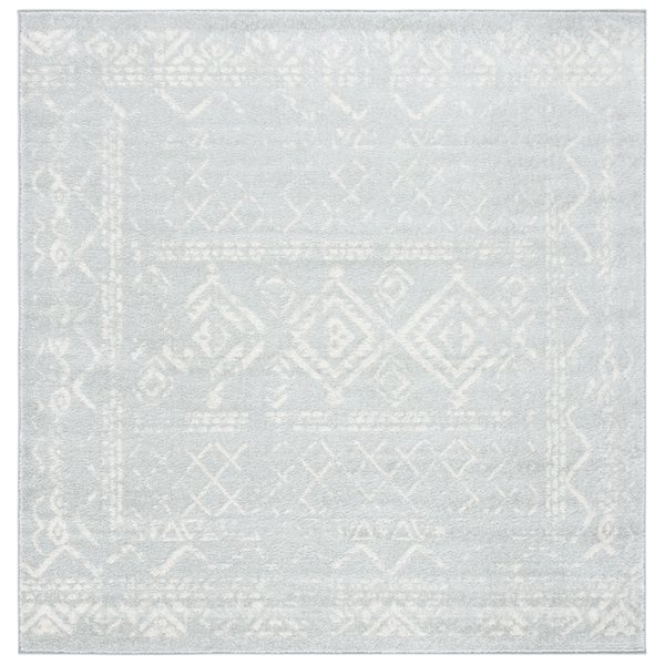 allen + roth 2 X 7 (ft) Neutral Gray Indoor Distressed/Overdyed