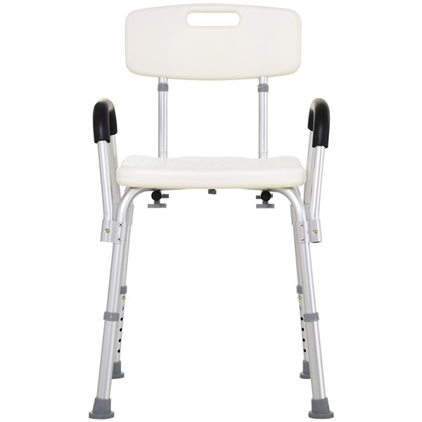 HOMCOM Shower Chair for the Elderly and Disabled, Adjustable