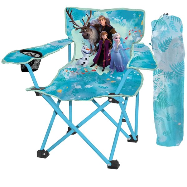 Frozen 20-in Blue Kids Camping Chair