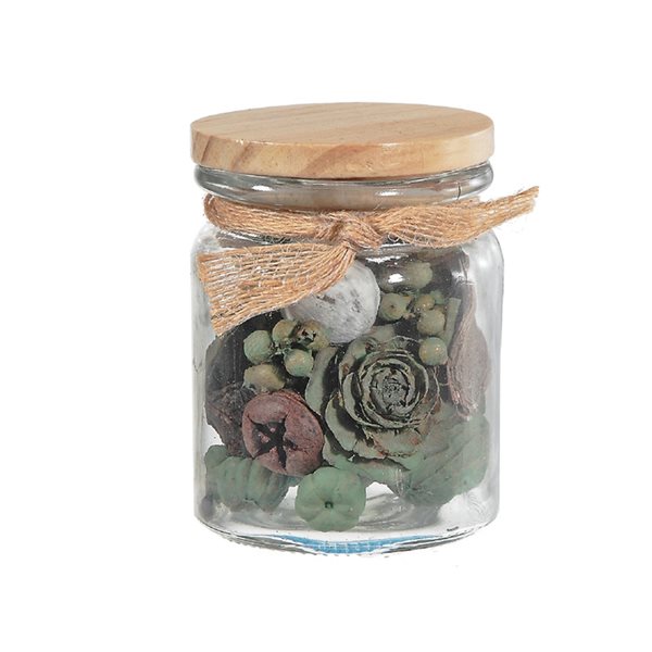 IH Casa Decor Forest Pine Exotic Potpourri in Glass Jar with Lid