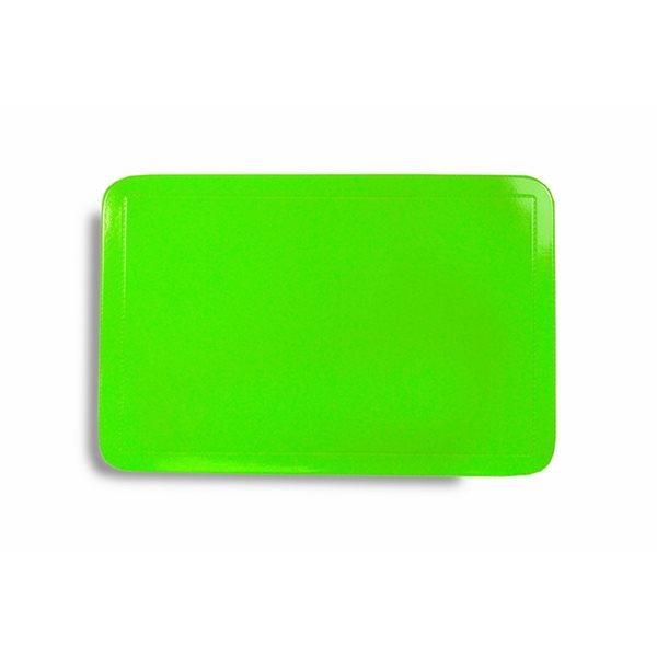 Napperons en plastique d'IH Casa Decor de 17 po x 11,25 po, vert clair, lot de 12