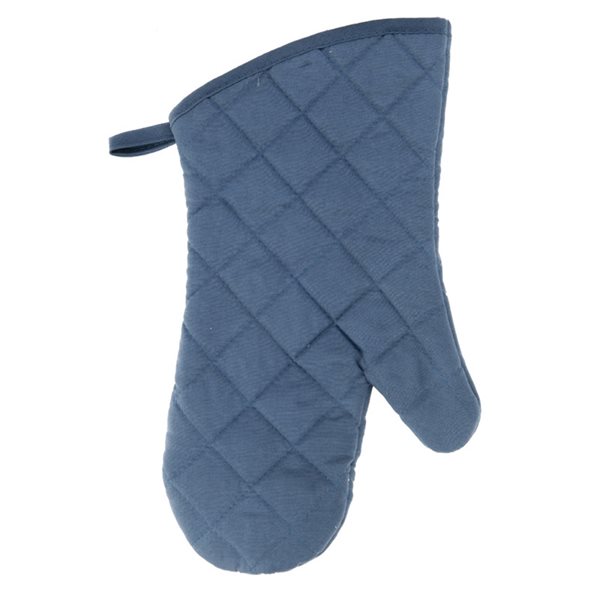 IH Casa Decor Blue 13-in x 7.5-in Quilted Fabric Oven Mitts - Set of 4