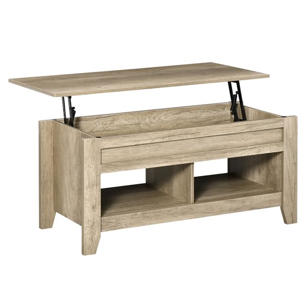 Lift top deals oak coffee table