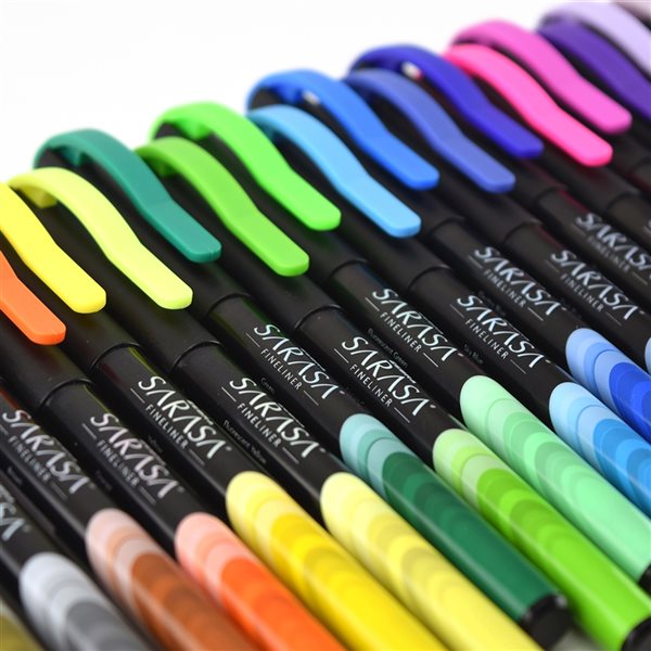 Zebra Sarasa 24Pack Medium Assorted Porous Pens 66122 RénoDépôt