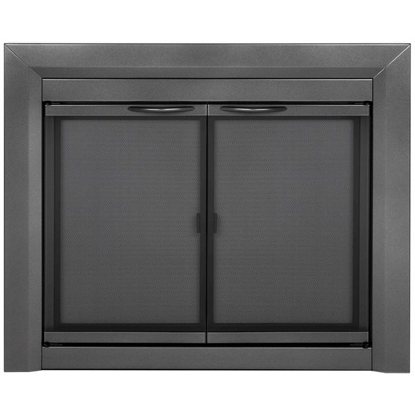 IMPERIAL Pare-mur pour foyer 36 po l. x 52 po H. en acier fini galet noir  BM0131RC