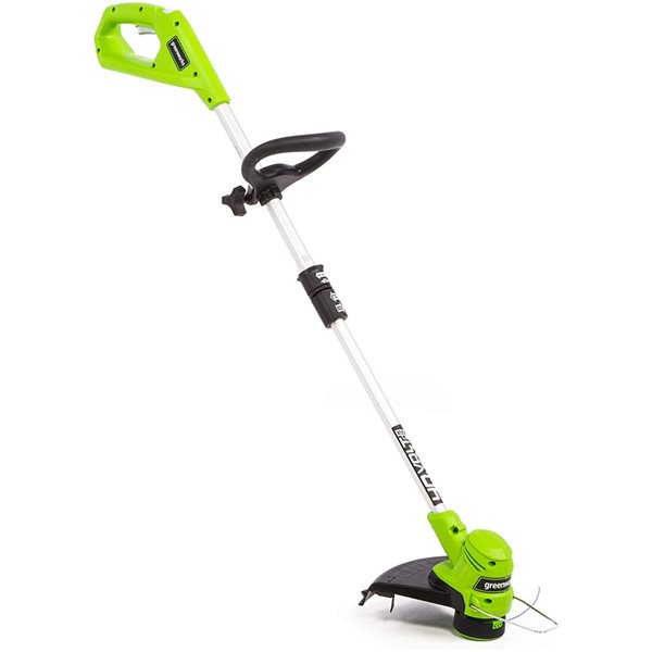 Greenworks 24-volt 10-in Straight Shaft Battery String Trimmer 2 Ah (Battery  and Charger Included) in the String Trimmers department at