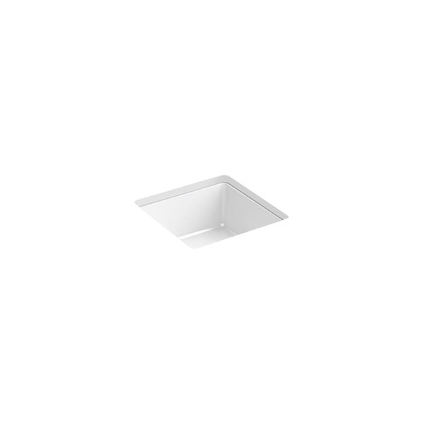 KOHLER Verticyl 13.06in x 13.25in White Vitreous China Undermount