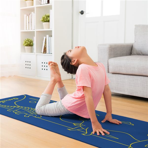 Merrithew 24-in x 72-in Stone Foam Yoga Mat with Carrying Strap/handle  ST-02128