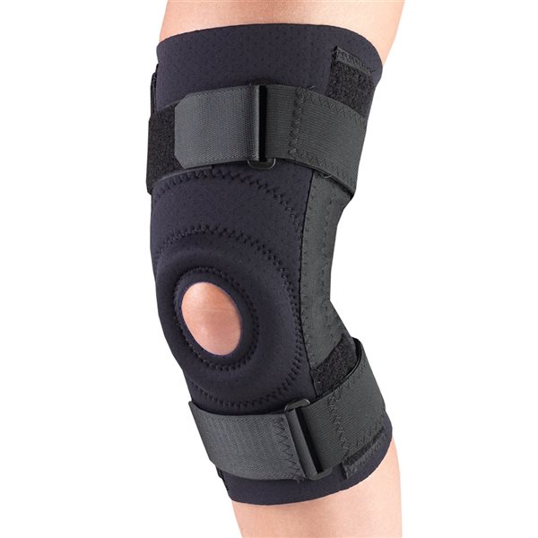 Neoprene Hinged Knee Stabilizer  Ideal moderate support for knee