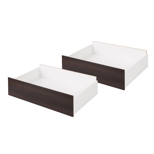 Prepac Select Espresso Wheeled Composite Wood Drawer (2-Pack)