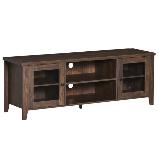 HomCom Brown 55-in TV Stand