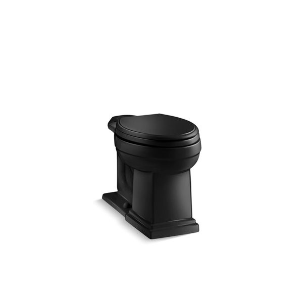 Cuvette de toilette allongée à hauteur de chaise Tresham Comfort Height par Kohler, noir