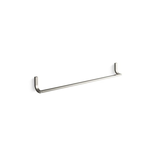 KOHLER Loure 30-in Brushed Nickel Wall Mount Single Towel Bar 11588-BN