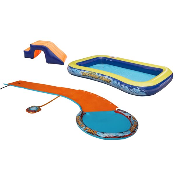 BANZAI Aqua Drench 165in L x 127in W Multicolour Rectangle Kiddie