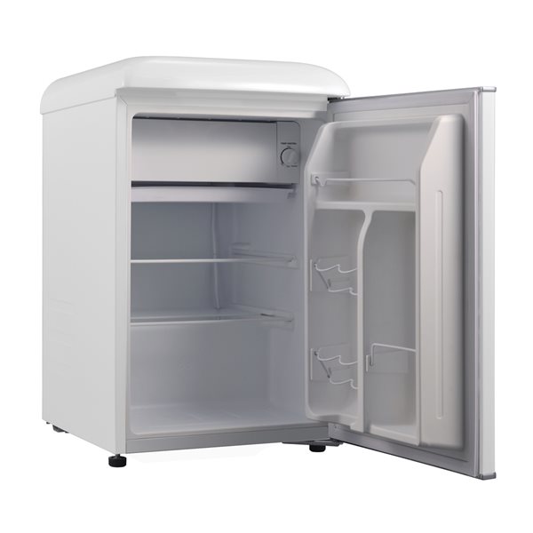 galanz 2.5 cu ft retro mini single door fridge