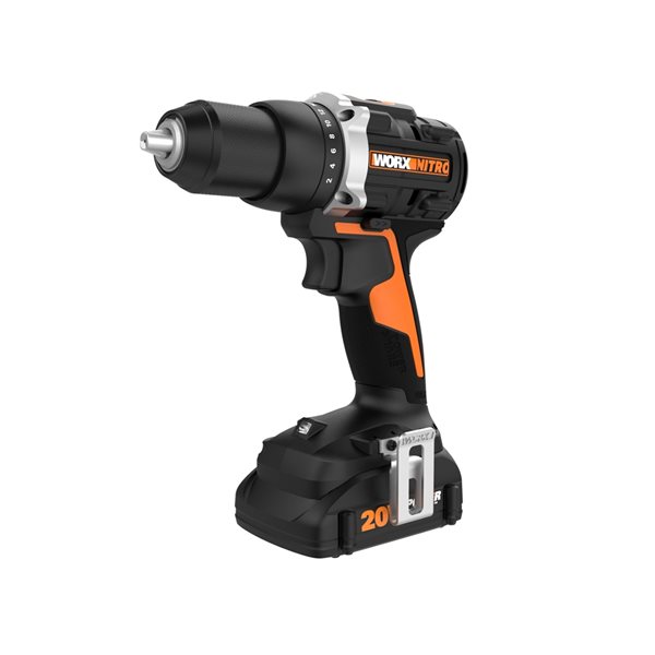 Worx Nitro 20V Brushless Lithium-Ion Drill/Driver with 1 battery