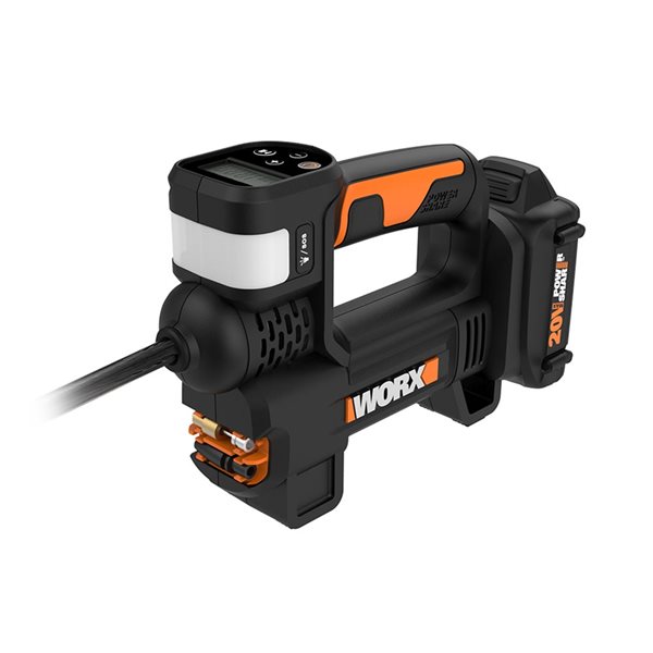 Worx 20 Volt Lithium Ion Battery Air Inflator WX092L R no D p t