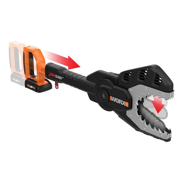 Worx Jawsaw 20 volt Lithium Ion 6 in Cordless Electric Chainsaw