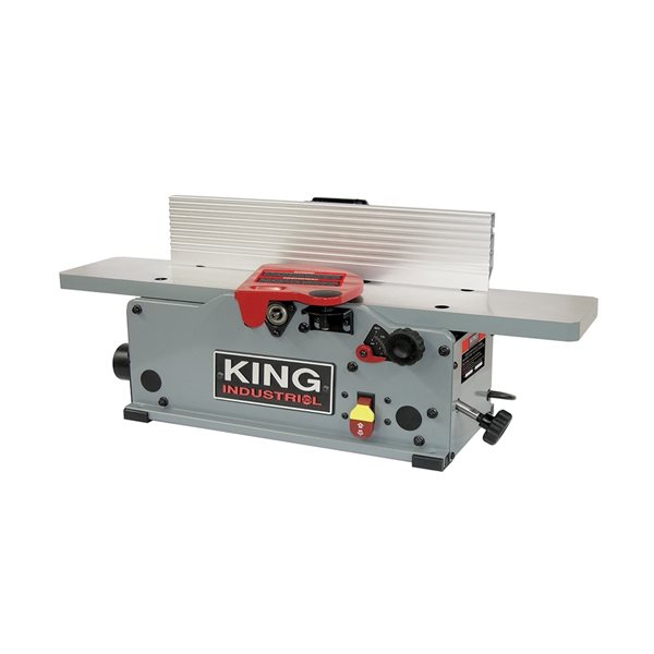 King Industrial 6-in Benchtop Jointer with Helical Cutterhead and Aluminum  Blade KC-6HJC Réno-Dépôt
