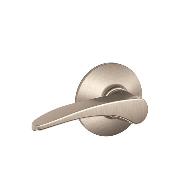 Weiser Breton Satin Nickel Passage Lever Handle with Square Rose