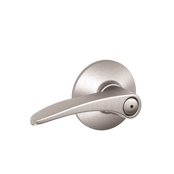 Weiser Yukon Privacy Door Knob - Satin Chrome - Metal - Adjustable Latch -  Reversible Handle