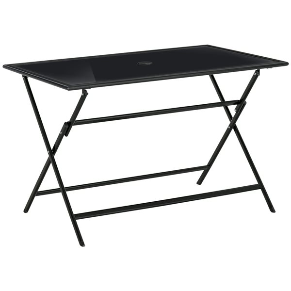 Glenn hill rectangle outdoor dining online table