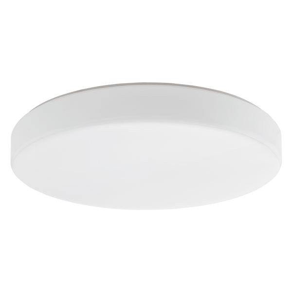 Eglo Beramo 29.88-in White Modern/Contemporary Integrated LED Flush ...