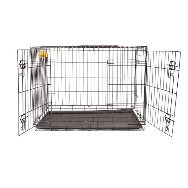 Collapsible plastic hotsell dog crate