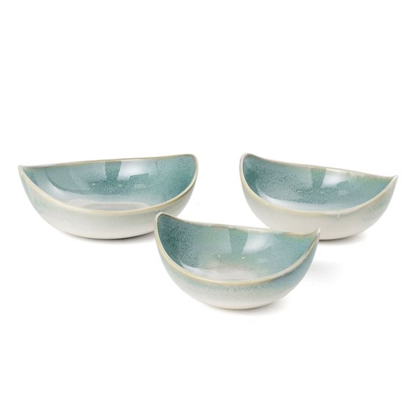 Gild Design House Dorian Ceramic Bowl Tabletop Decorations - Set of 3