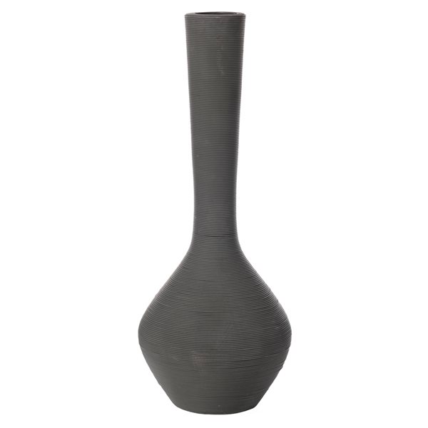 Uniquewise 38-in x 14.5-in Black Bamboo Vase