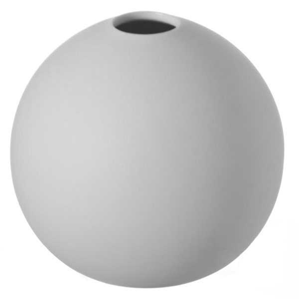 Vase sphère Uniquewise en céramique blanche de 4 po x 4 po