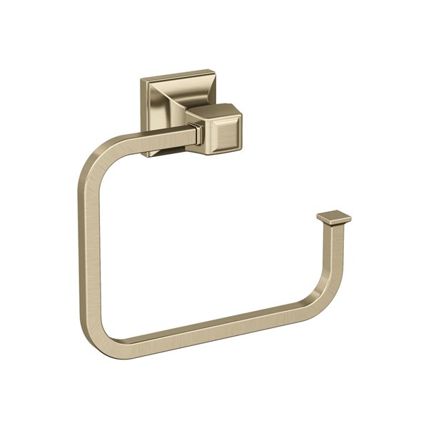 AMEROCK 6 Hanging Towel Ring - Polished Chrome & Brass