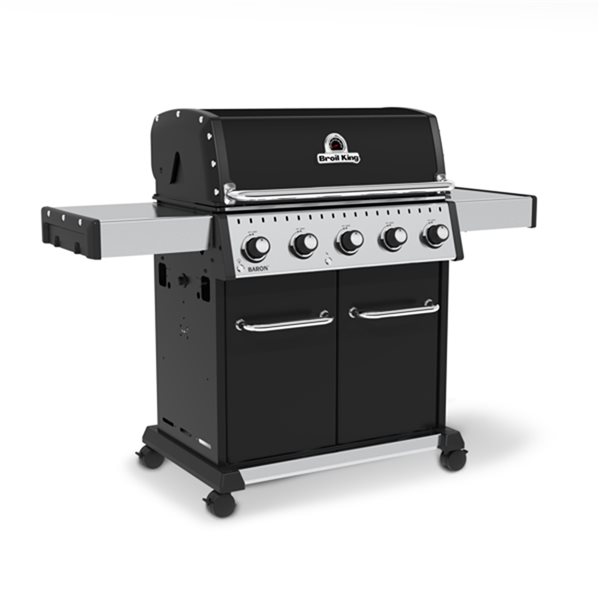 Broil King Baron 520 Pro Black 5-Burner Liquid Propane Gas Grill 876214