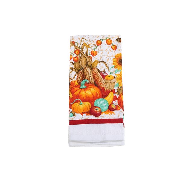 IH Casa Decor Orange Hand Towel - Set of 6