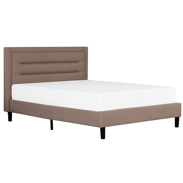 Primo International Olivia Brown Queen Bed Frame Bed 46724 | Réno-Dépôt